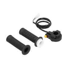 Acelerador giratorio con interruptor de apagado Diseño ergonómico para minimotos, quads y bicicletas motorizadas Empuñadura de goma antidesgaste