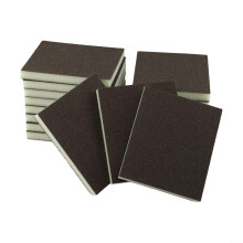 Efficient set with 18 reusable sanding sponges, perfect for various project applications (grit 80)