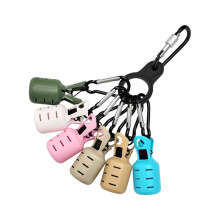 6 x Squid Jigs Hooks Protective Cover with Carabiner, Octopus, Fishing Accessories, Octopuses, Umbrellas, Bait, Caps with Carabiner Ref: 9477
