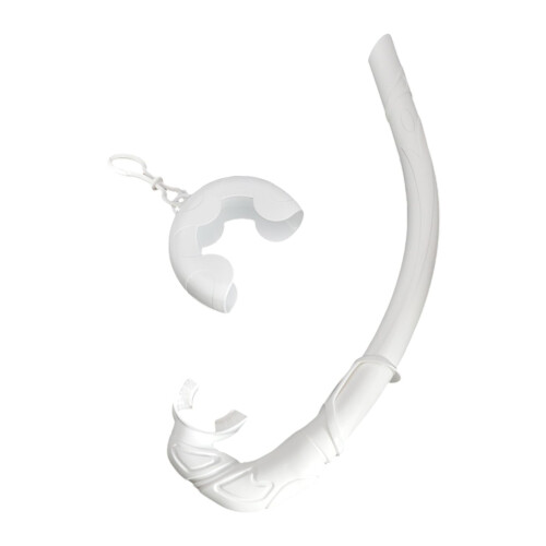 Durability Silicone Snorkels Comfortable White
