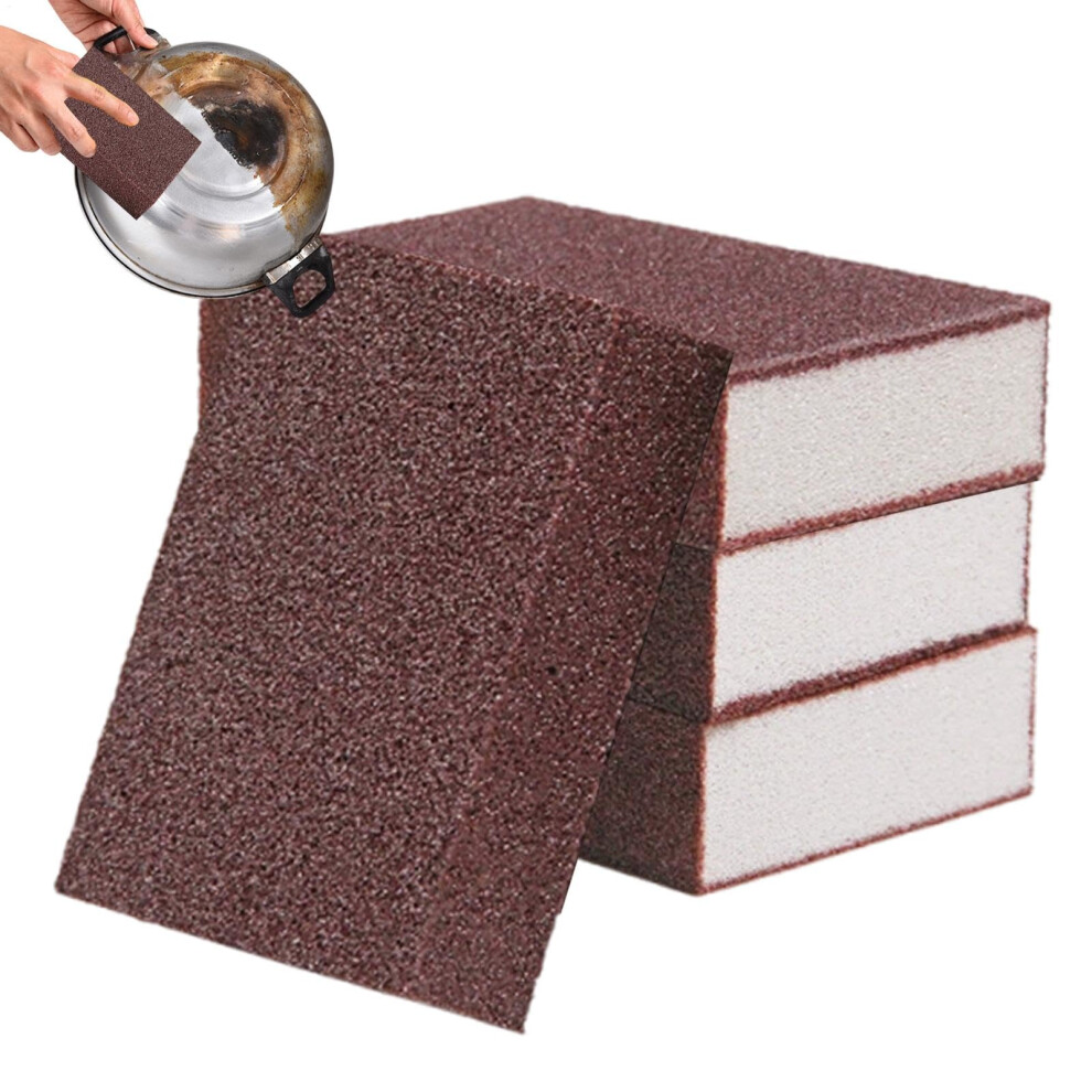 Nano Carborundum Sponge, 4 Pack Foursided Peeling Sponge, Emery Brush Eraser