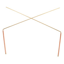 Sondenstab made of copper for water divining high precision metal detection reliable witchcraft sticks for treasure hunting and energy detection