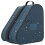 Ice Skate Bag with Adjustable Strap, Multifunctional threelayer bag blue 5