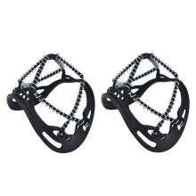 2 pieces GEH traction studs prevent slipping, high tension spring crampons for hiking, jogging, hunting