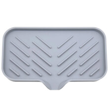 Silicone Bathroom Shower Soap Box Travel Portable Small-Gray L