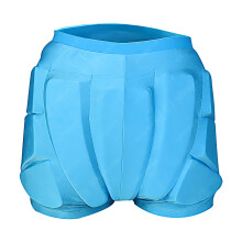 Hip Protection Shorts Padded for Snowboarding Skateboard Light Blue Black