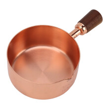 Kochsoßentasse, 304 Edelstahl, Saucenbecher mit Griff, 125 ml, stapelbar, Rosgold