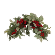 Christmas Swag Greenery Leaves Christmas Ornament for Porch Festival B