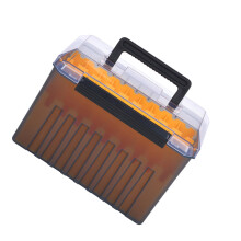 Light squid bait box, portable, wood, shrimp bait, bait box, waterproof, fishing accessories Model B