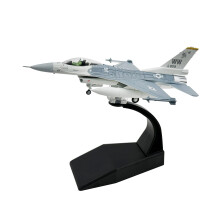Diecast Model Simulation Adults Gifts 1/100 F16C Fighter for Office Ho