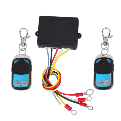 Smart Winch Wireless Remote Control Switch Set 12/24V for Truck ATV SU