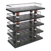 1/64 Diorama Car Parking Lot Display Case Layout Model Car Garage Home