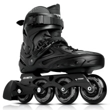 Inline Skates for Women Men Outdoor Street Leaves Roller Adult Male Female Professional Fitness Roller Skates for Uni Black Men8.59/Women9.510/28cm