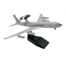 Diecast Alloy Model 1/200 Scale USA E-3 Sentry Airplane for Cafes Shel
