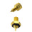 2 Pieces Copper+Rubber Bore Tire Valve Reducer Adapter External + Inte 1