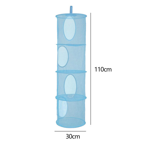 Hanging Mesh Storage Net Space Saving Organizer for Clothes Kids Room 1
