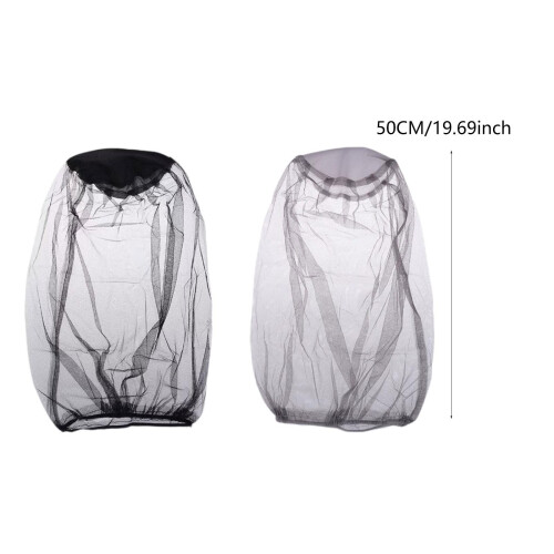 10Pcs Fly Head Net Mesh Netting for Backpacking Outdoor Activity Trave 1