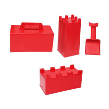 4x Sand Castle Mould Winter Snow Building Block for Children Toddlers