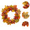 35cm Fall Front Door Wreath Ornament Multiple Colors Handmade for Home 3