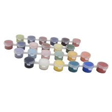 24Pcs Ceramic Pigments Concentrated Pottery Glaze for Kids Beginners A