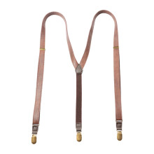 Leather Suspenders Gift Trousers Brace for Chorus Dress Pants Formal E