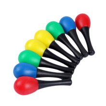 8x Hand Percussion Rattles Portable Maracas for Kids Adults Birthday H