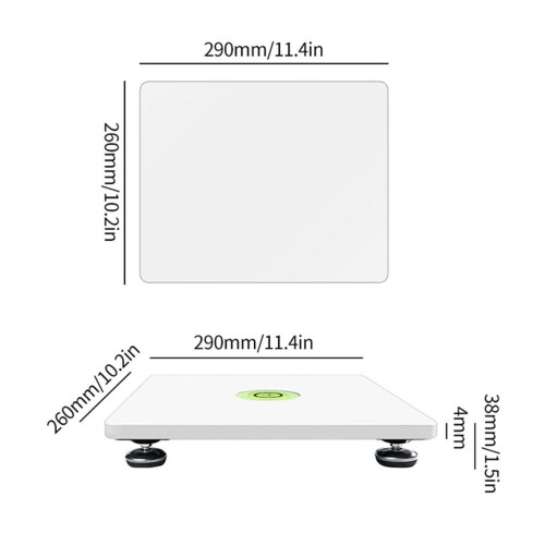 Leveling Board for Epoxy Resin Craft Table Working Surface with Silico 1