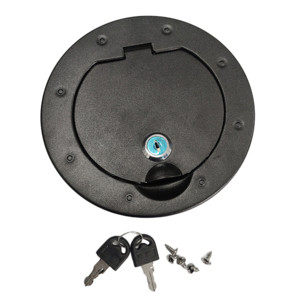 Locking Gas Tank Fuel Filler Door Cover Fit For Jeep Wrangler Jk 781937522963