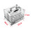 Chips Case Holds 600 Chips with 6 Chip Racks for Drinking Props Partie 2