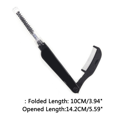Fly Tying Tool Dubbing Brush Foldable Comb Plastic Hair Comb Forcep To 1