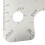 Leather Craft Drawing Ruler Stainless Steel Measuring Template Circle 3