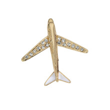 Airplane Brooch Pin Exquisite Portable Simple Lapel Pin for Dance Scar