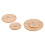 4Pcs Pottery Wheel Bats Round Balanced Bats Pad for Ceramic Pottery Su 2