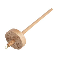 Top Whorl Easy to Use 12.80inch Wheel Drop Spindle for Woven Crochet F