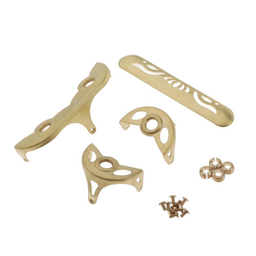 Copper Alto Sax Key Guard Set with Screws 2