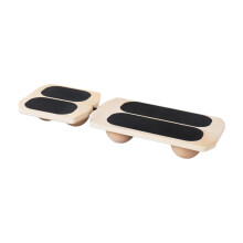 Single Leg Balance Board Indoor Wooden Anti Slip Multipurpose Foot Str
