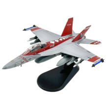 1/100 F18 Fighter Model Simulation Airplane Model for Shelf Bedroom Ta