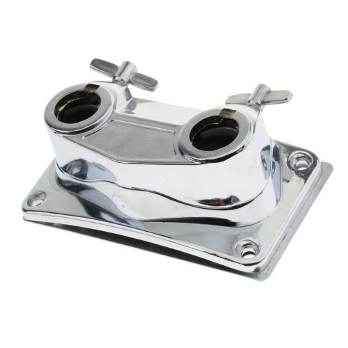 Silver Floor Drum Leg Bracket Mount for Bass Drum Percussion Instrumen