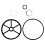 6Pcs Diverter Seal Ring Accessories for Pools and SPA Diverter Spider 1