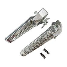 2 Pieces Motorcycle Rear Foot Pegs 115x18mm Durable Assembly Stainless