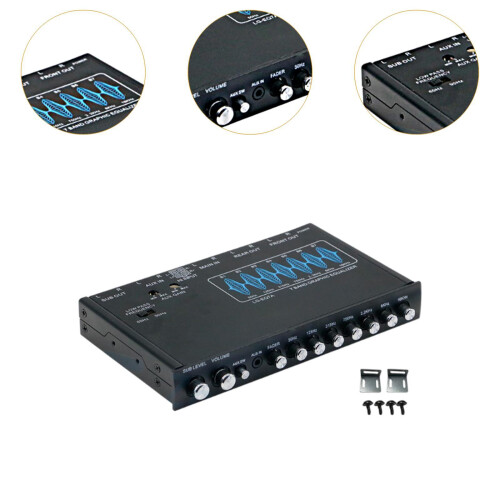 7 Band Car Audio Equalizer Sturdy Frequency Adjustable Graphic Equaliz 2