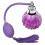 100ml Refillable Empty Glass Perfume Bottle with Long Atomizer Purple 3