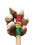 Handheld Nut Shell Shaker Handcrafted Handheld Bell for Home Concert K 3