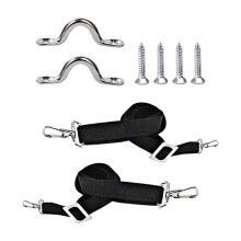 28-60"Boat Top Awning Tie Down Strap Adjustable Stainless Steel Hardwa