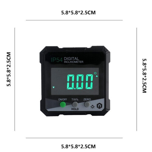 Inclinometer Portable Digital Angle Gauge for Construction Masonry Mac 1