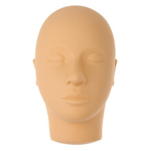 Closed Eyes Mannequin Head Massage Makeup Eyelash Extension Practice M