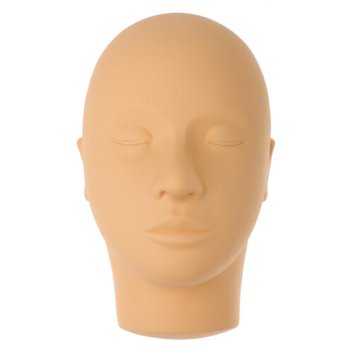 Closed Eyes Mannequin Head Massage Makeup Eyelash Extension Practice M 2