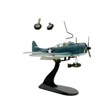 Alloy Fighter Kids Toys 1/72 Sbd-3 Dive Bomber for Bookshelf Livingroo