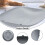 Silicone Litter Pad Waterproof Replacement Anti Scratch Leakproof Part 3