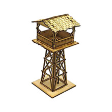 1:72 Scale Lookout Tower Building Model Kits Handmade for Diorama Sand